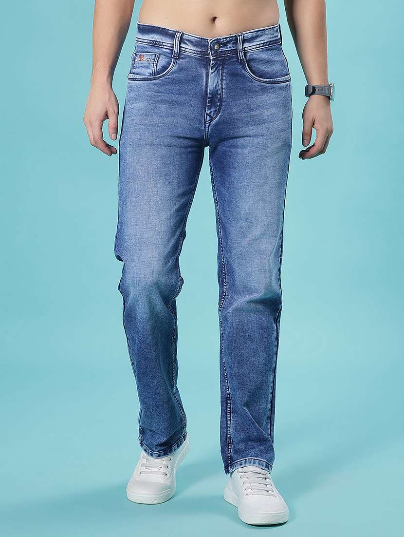 men washed mid rise full length jean - 22011847 -  Standard Image - 1