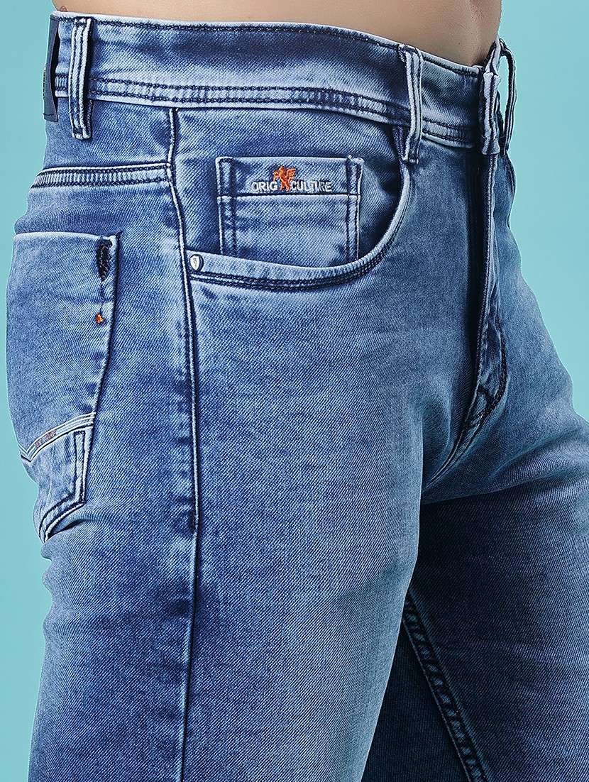 men washed mid rise full length jean - 22011847 -  Standard Image - 4