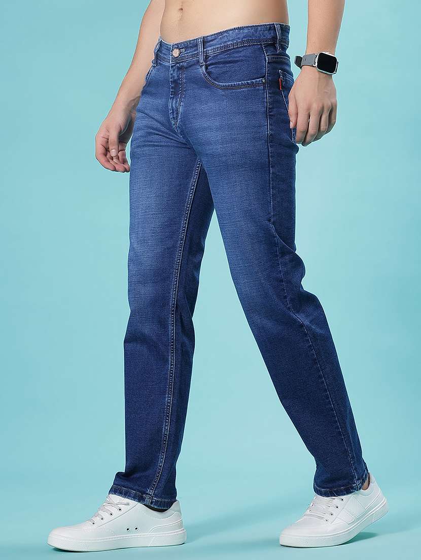 men washed mid rise full length jean - 22011898 -  Standard Image - 1