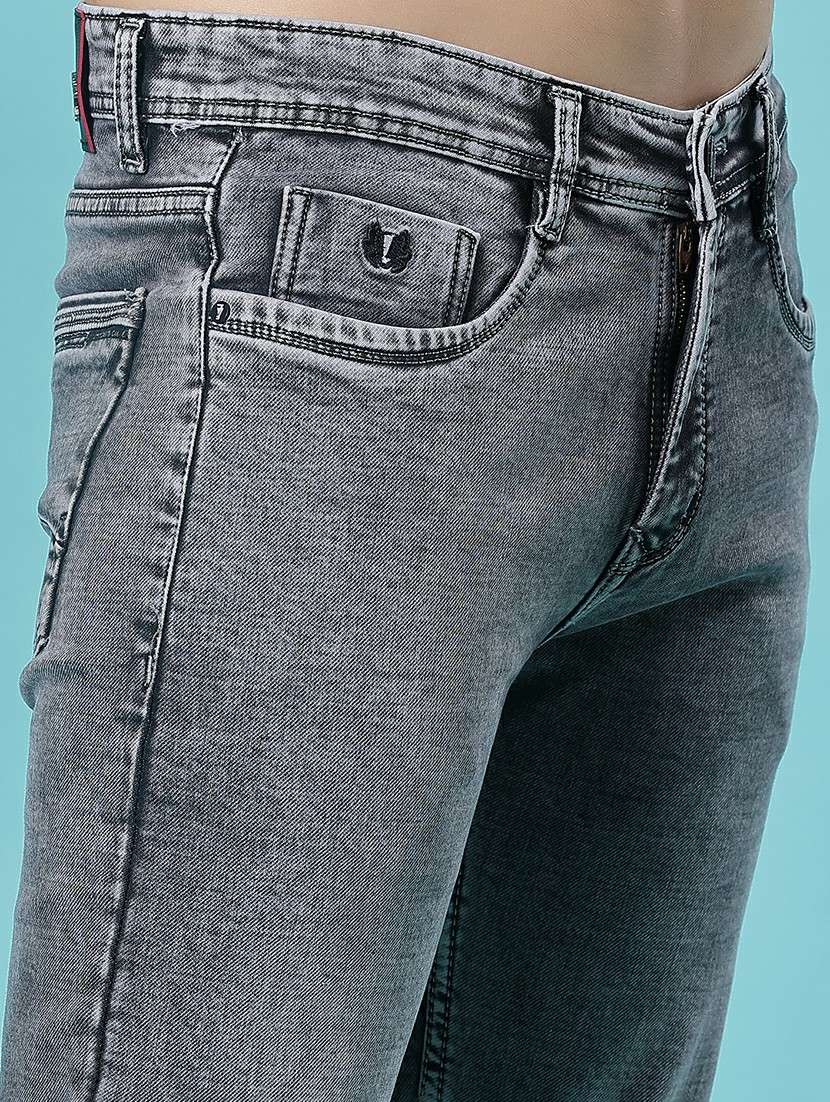 men washed mid rise full length jean - 22011901 -  Standard Image - 4