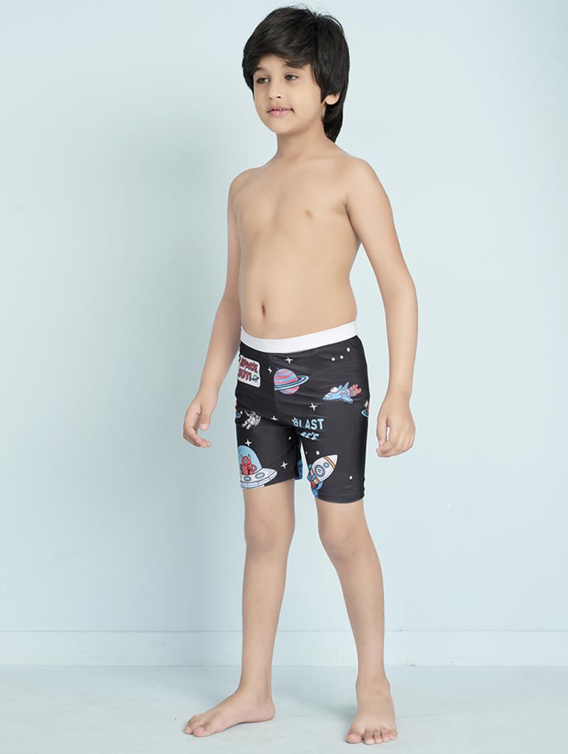 boys printed mid rise boardshorts - 22011972 - Standard Image - 1