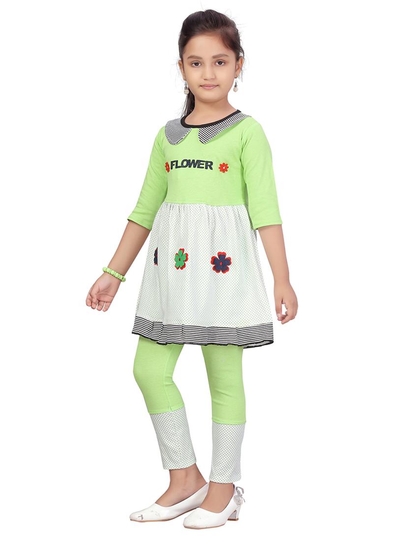 girls printed top and trouser co-ord set - 22012009 - Standard Image - 1