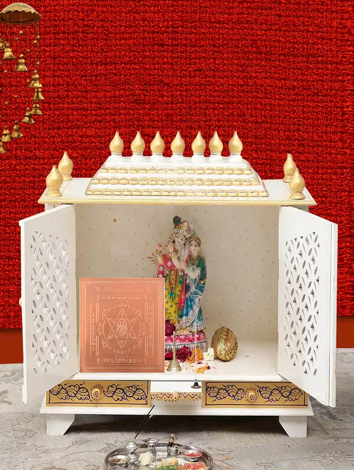 pure copper jain goddess padmavati purified energised yantra 