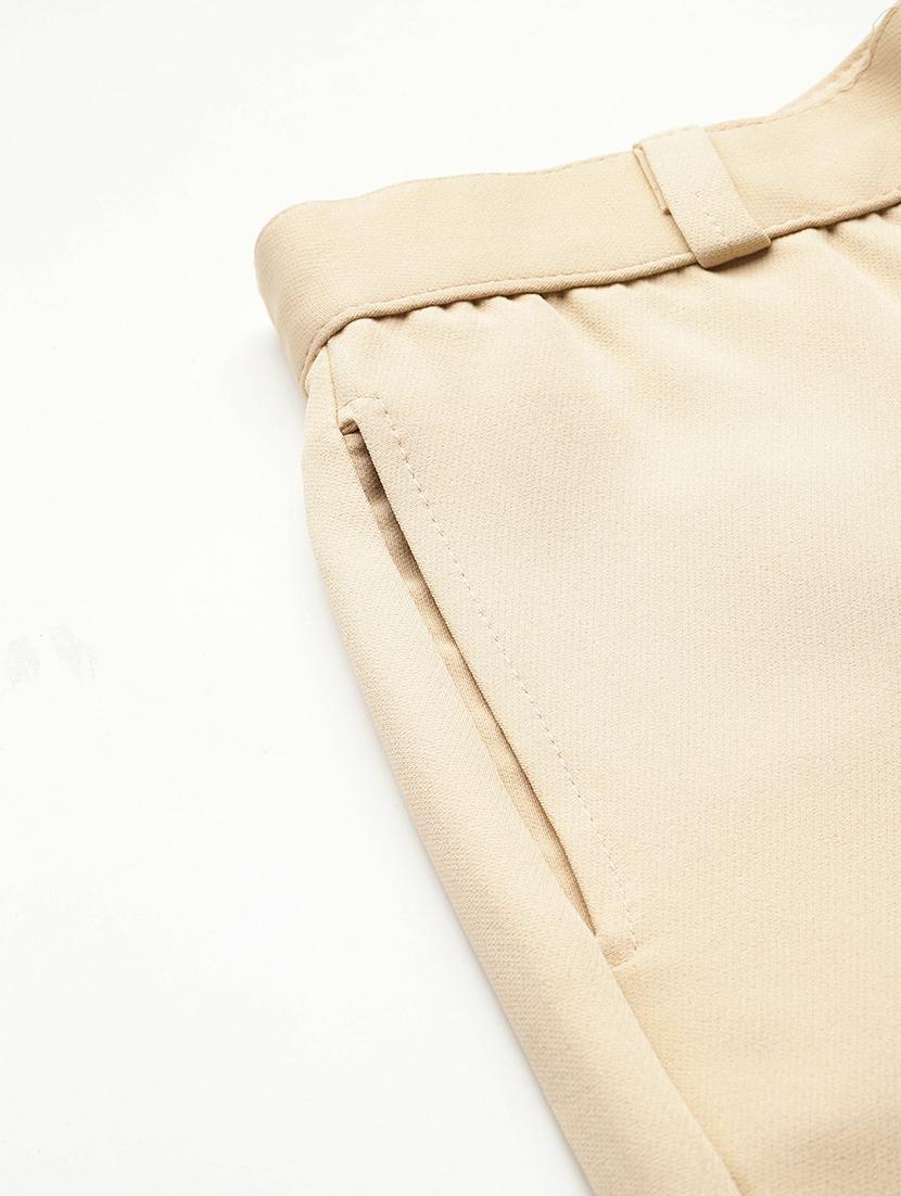 girls solid mid rise bootcut trouser - 22012193 - Standard Image - 4