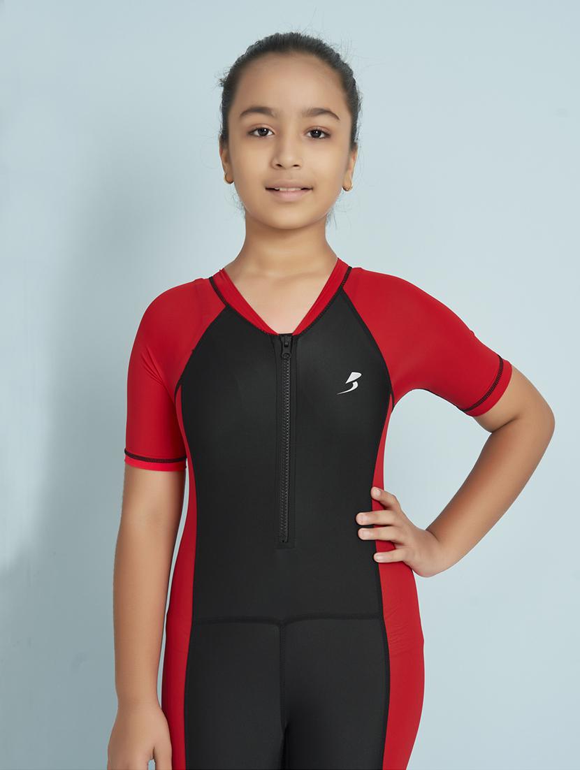 girls printed short sleeve swimsuit - 22012556 - Standard Image - 4