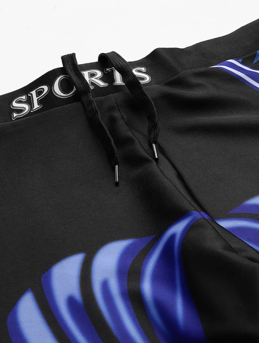 women printed slim fit cycling shorts - 22012600 -  Standard Image - 4