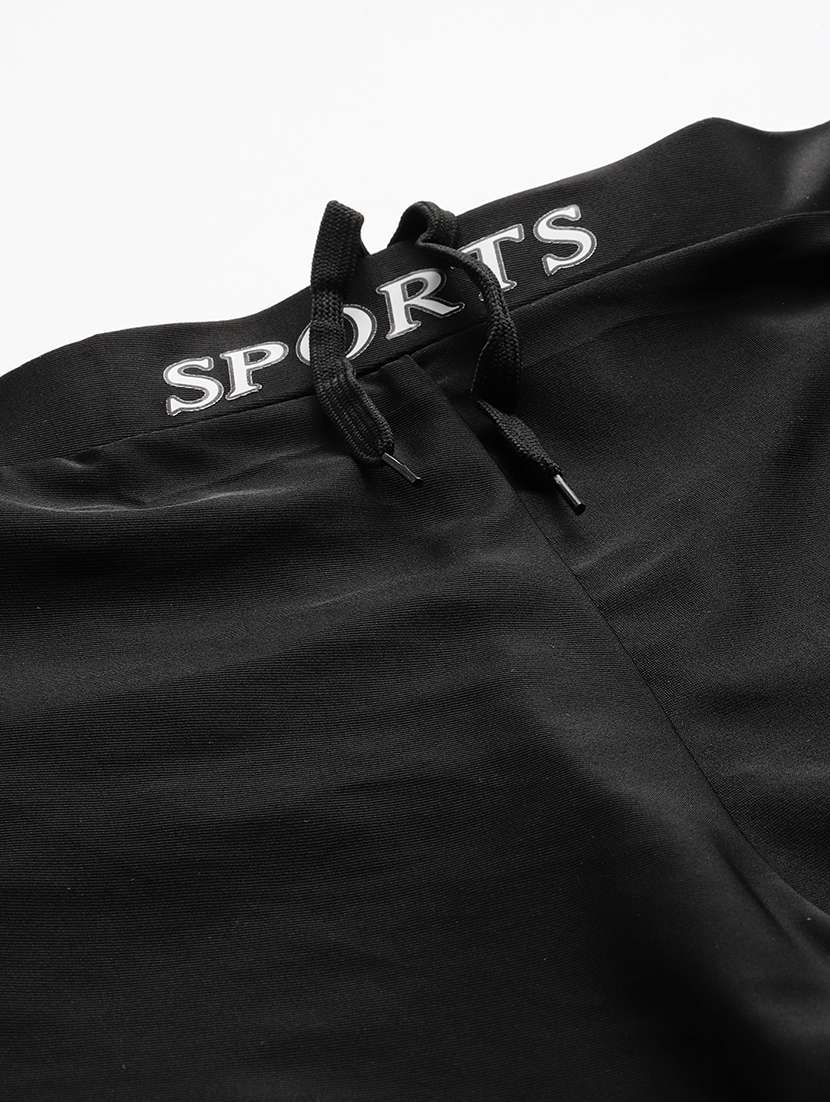 women solid high rise cycling shorts - 22012609 -  Standard Image - 4