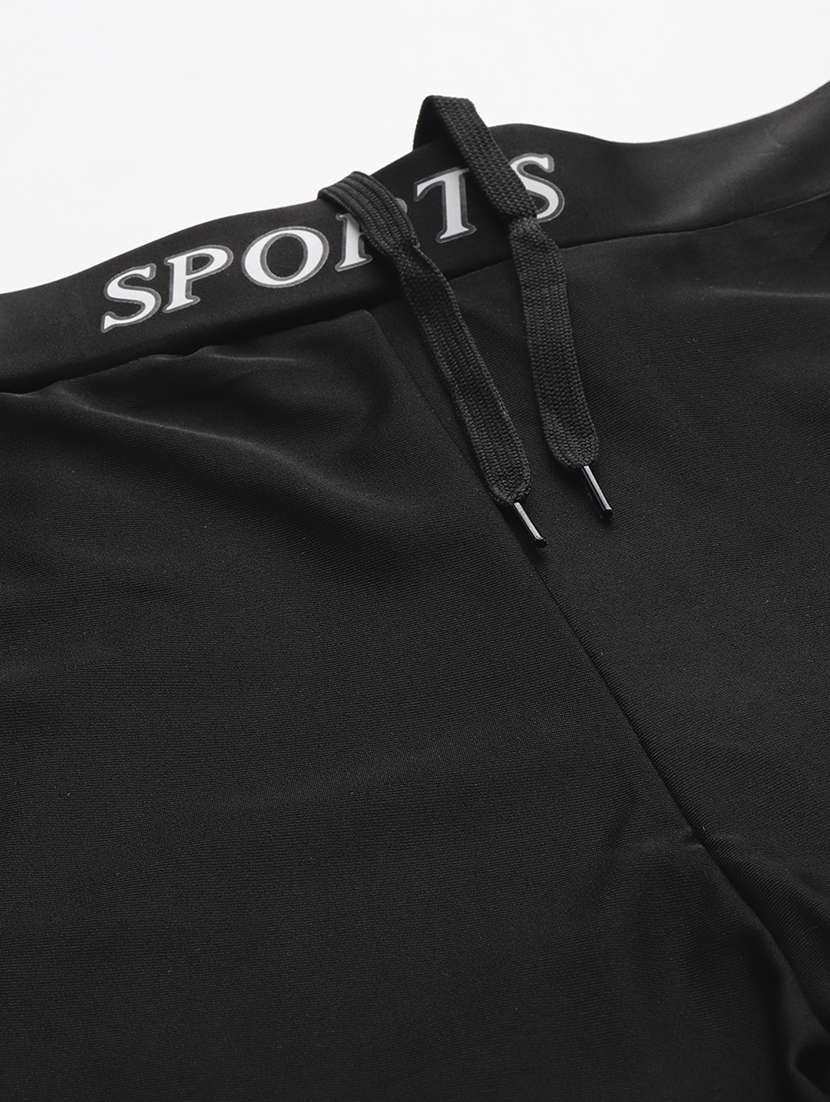 women solid high rise cycling shorts - 22012610 -  Standard Image - 4