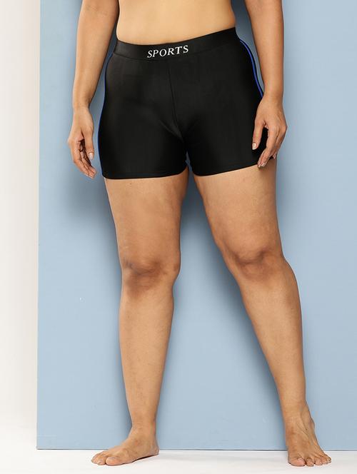 women solid high rise cycling shorts - 22012613 -  Standard Image - 0