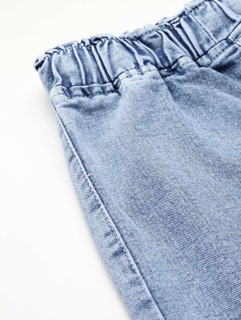 women solid mid rise bootcut jeans - 22012654 - Standard Image - 4