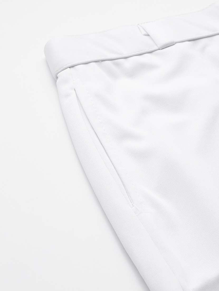 women solid mid rise bootcut trouser - 22012690 -  Standard Image - 4