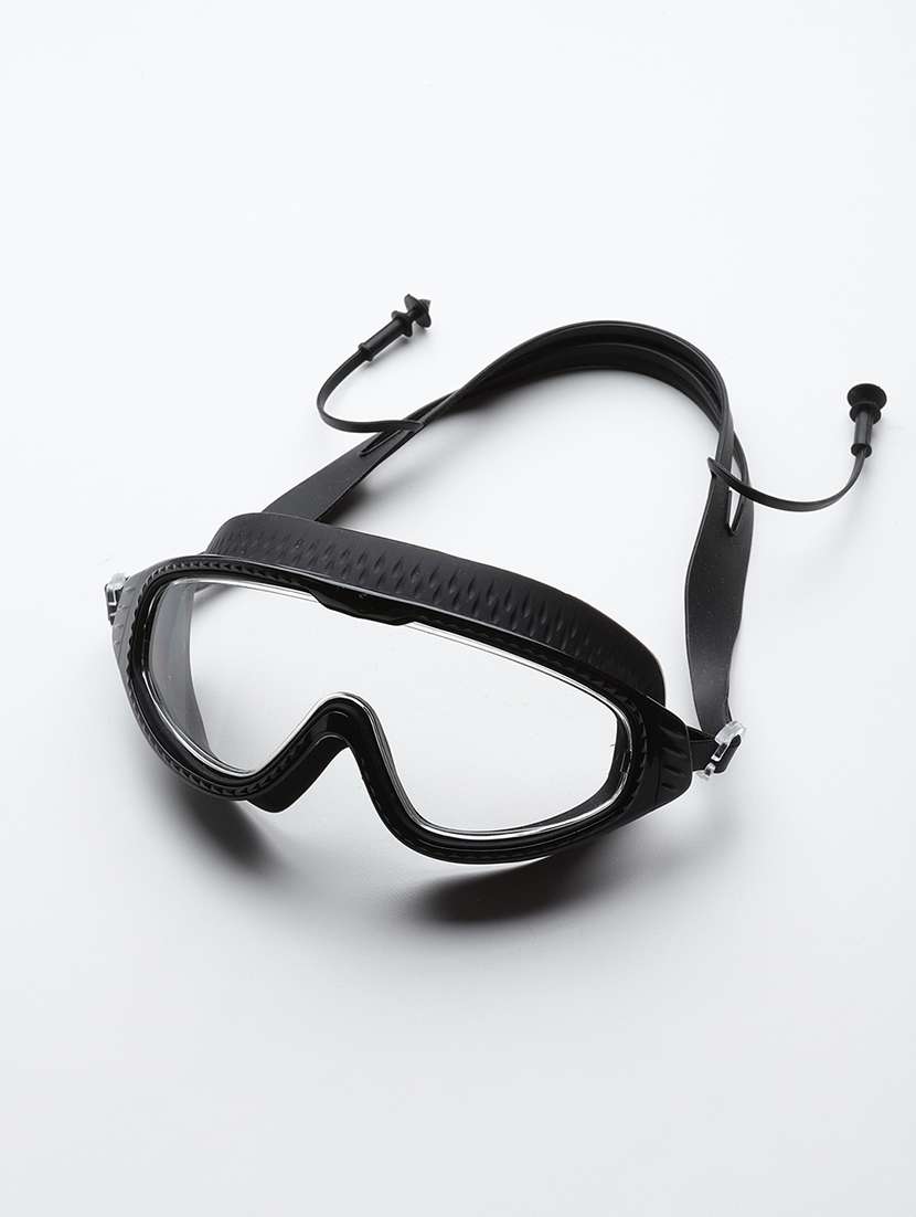 women printed round neck swimsuit with goggles - 22012810 - Standard Image - 4