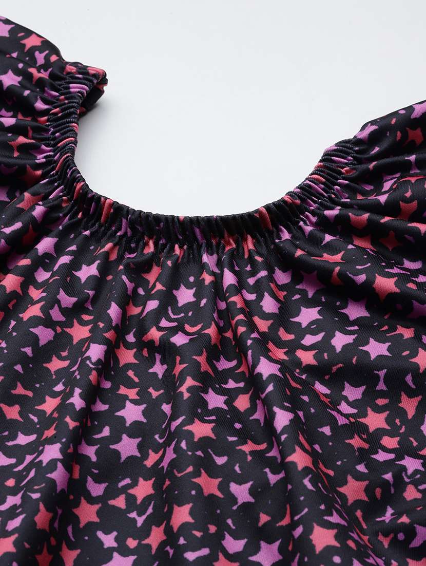 women printed round neck swimsuit  - 22012817 -  Standard Image - 4