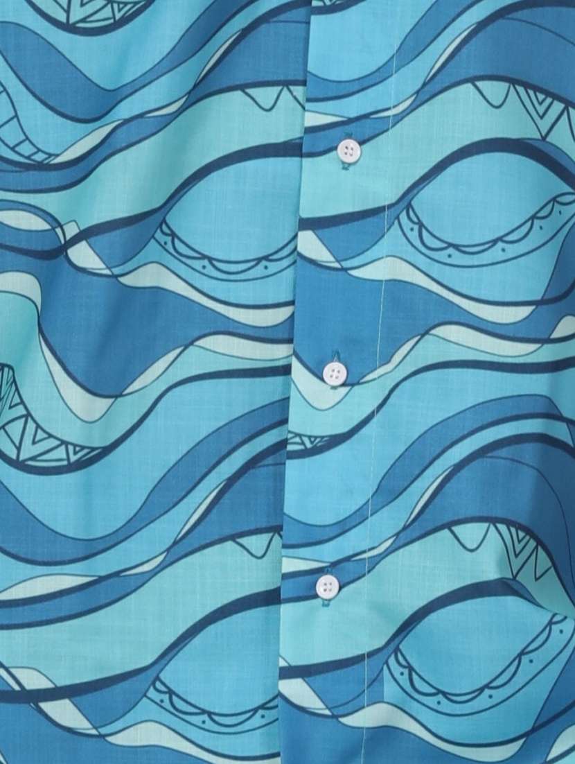 men printed short shorts & shirt co-ords set - 22012950 -  Standard Image - 4