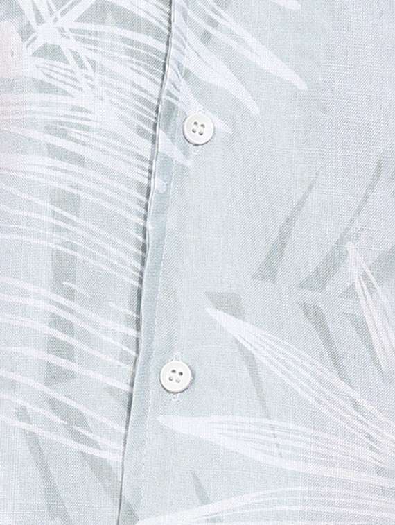 men printed short sleeve regular fit casual shirt - 22013164 -  Standard Image - 4