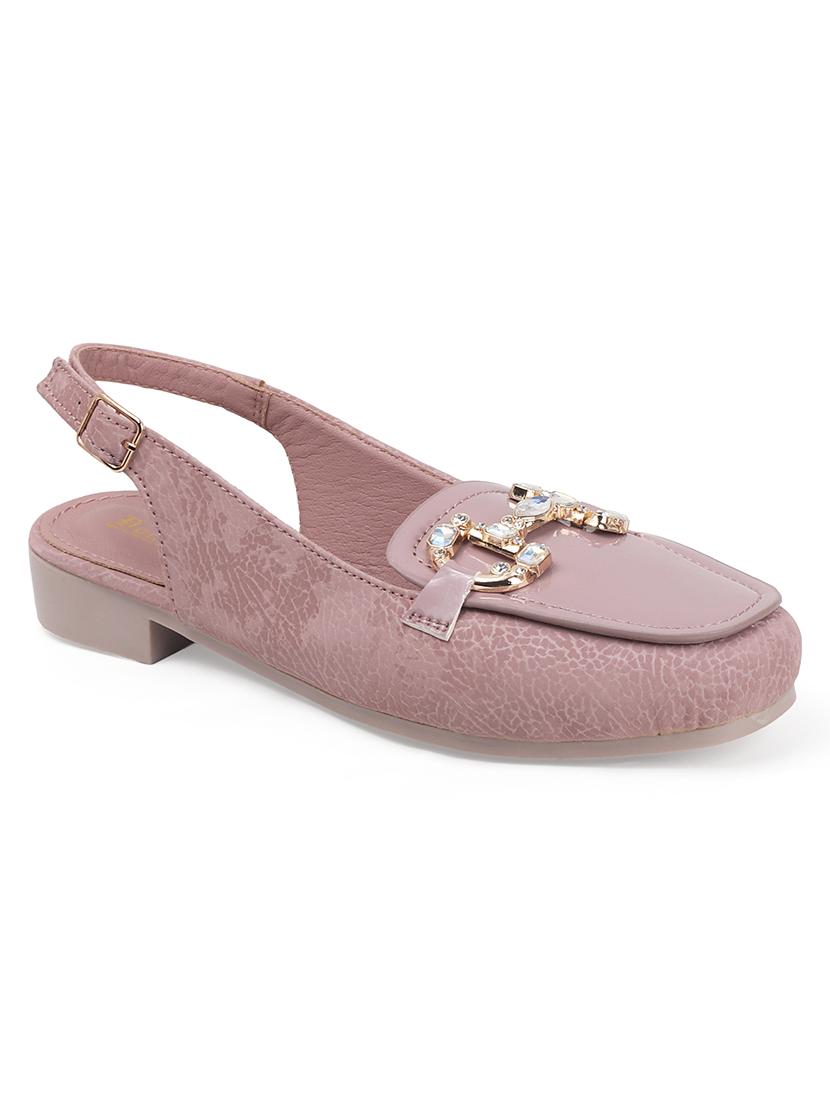 women back strap slip on flats - 22013257 - Standard Image - 1