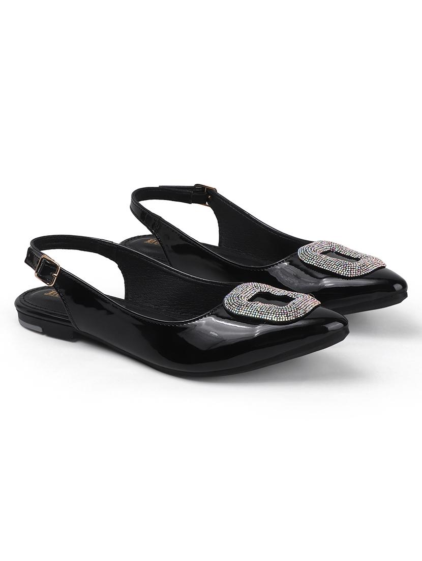 women embellished back strap slip on flats - 22013258 - Standard Image - 4