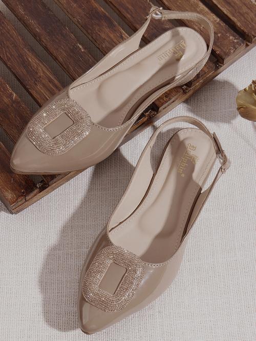 women embellished back strap slip on flats - 22013259 -  Standard Image - 0