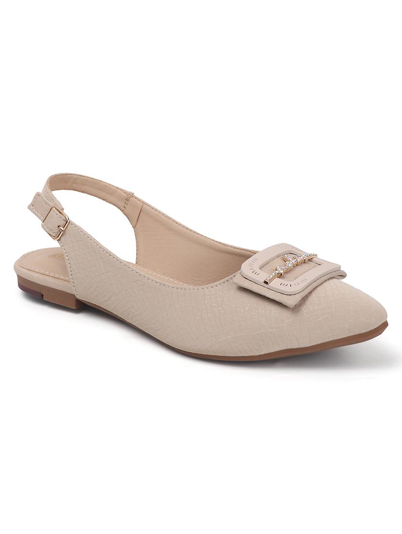 women embellished back strap slip on flats - 22013261 - Standard Image - 4