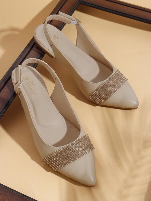 women embellished back strap slip on flats - 22013263 -  Standard Image - 0