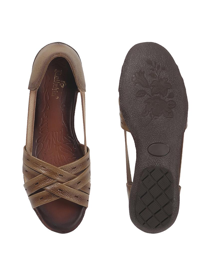 women peep toe slip on ballerina - 22013264 - Standard Image - 4