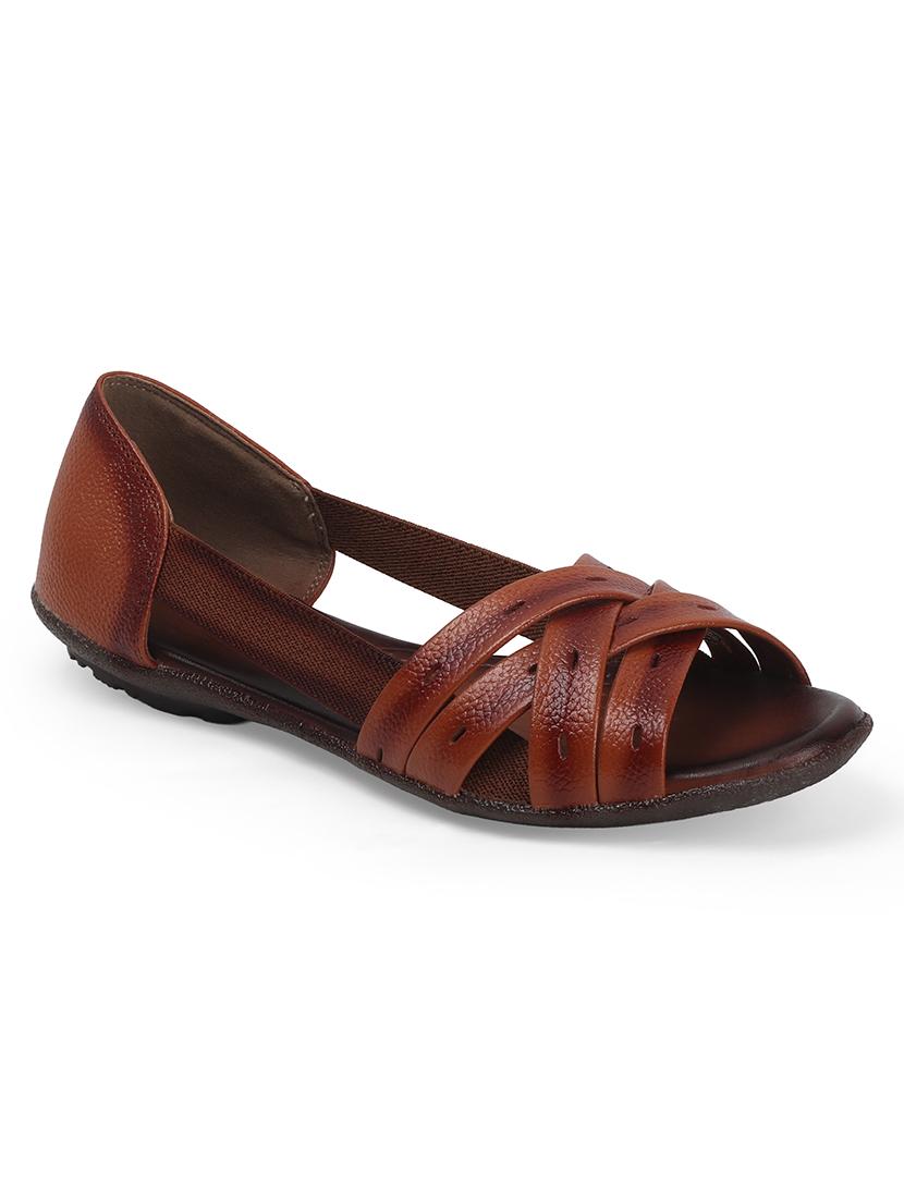 women peep toe slip on ballerina - 22013267 - Standard Image - 4