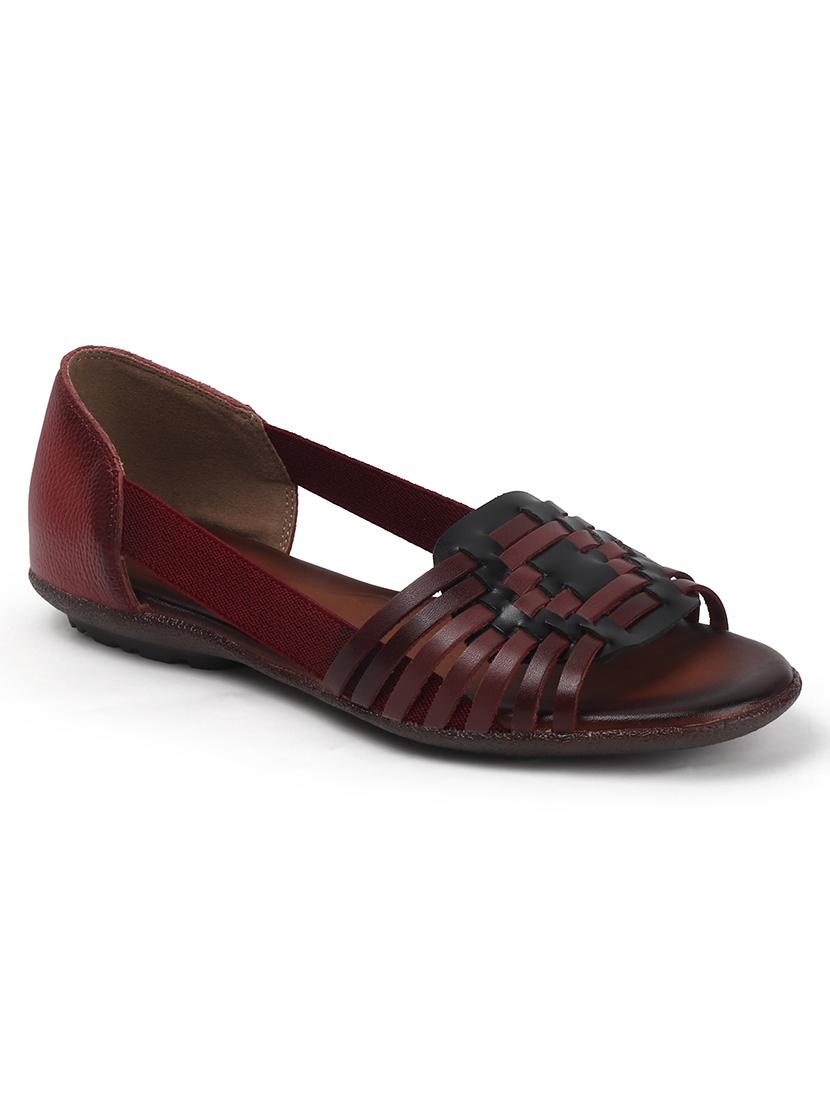 women solid peep toe slip on ballerina - 22013268 - Standard Image - 4