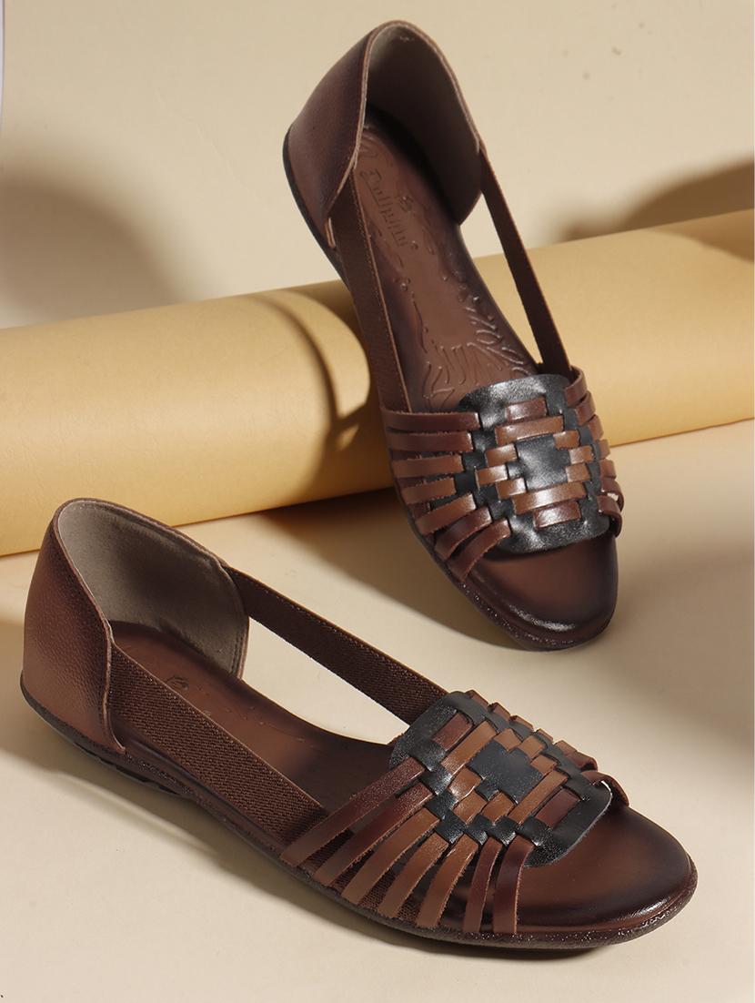 women solid peep toe slip on ballerina - 22013269 - Zoom Image - 0