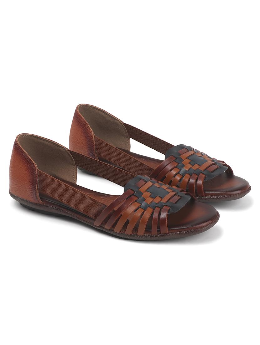 women solid peep toe slip on ballerina - 22013269 - Standard Image - 4