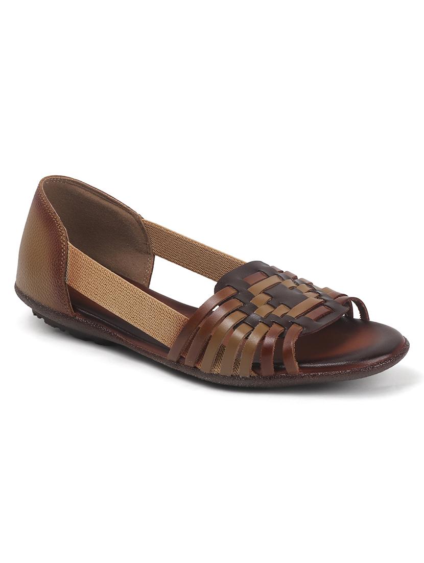 women solid peep toe slip on ballerina - 22013270 - Standard Image - 4