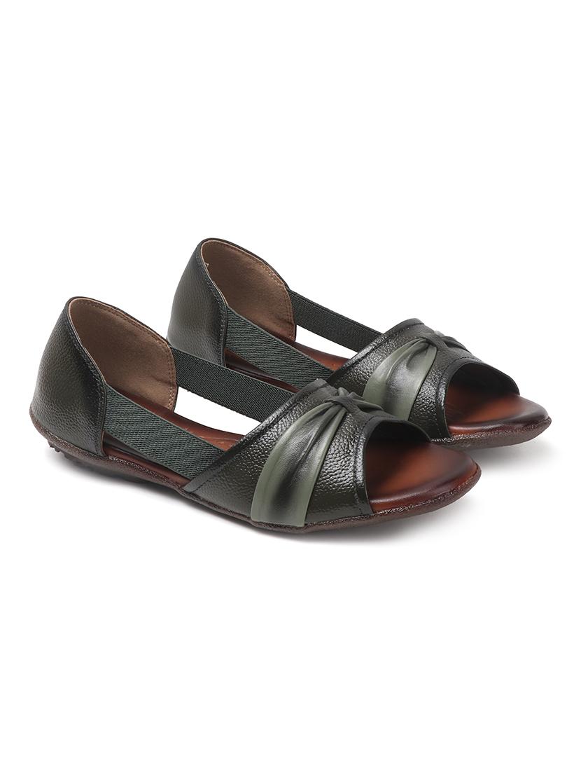 women solid peep toe slip on ballerina - 22013272 - Standard Image - 4