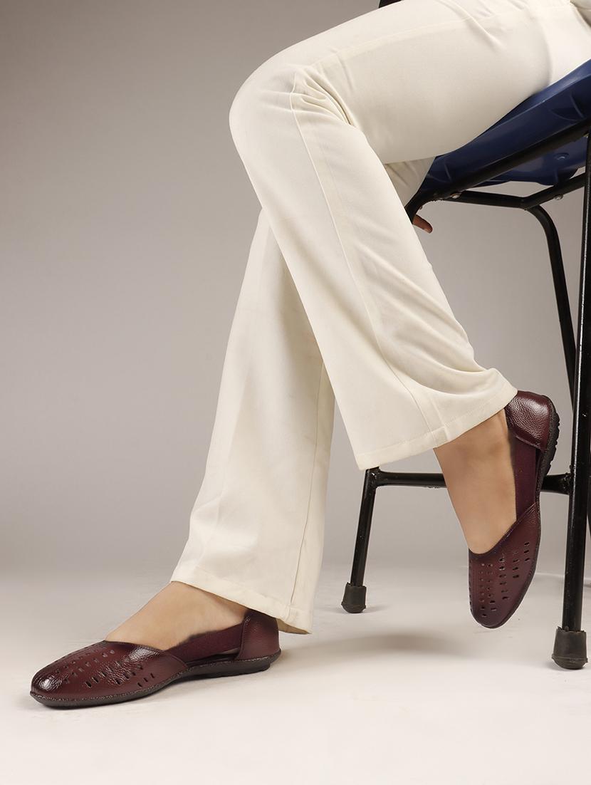 women solid slip on ballerina - 22013276 -  Standard Image - 1