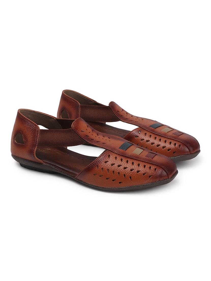 women tan slip on sandal - 22013279 - Standard Image - 4