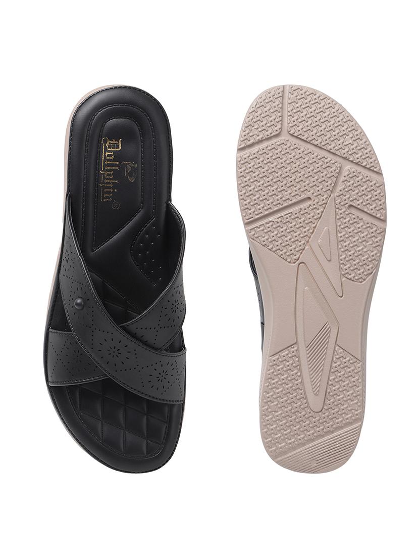 women solid slip on flats - 22013283 - Standard Image - 4