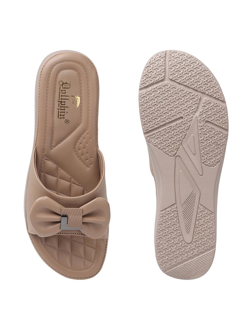 women solid slip on flats - 22013286 - Standard Image - 4