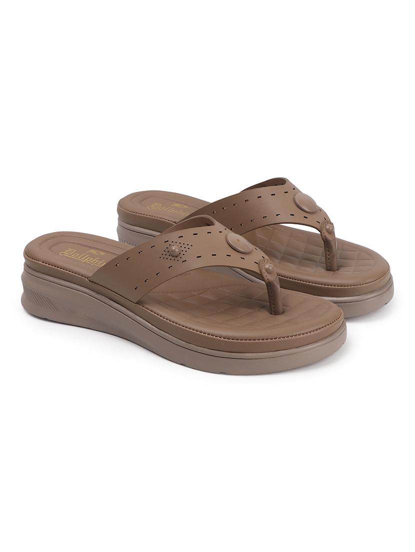 women solid slip on sandal - 22013288 - Standard Image - 4