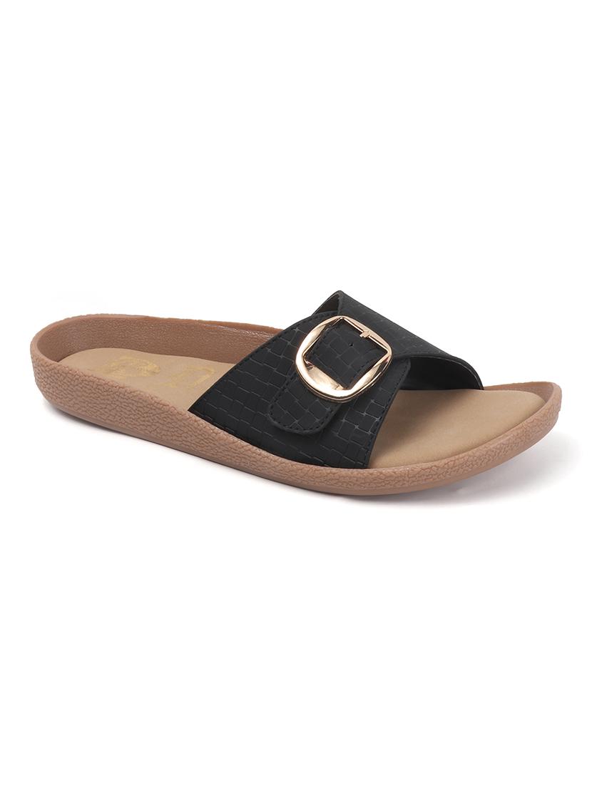 women solid slip on flats - 22013294 - Standard Image - 4