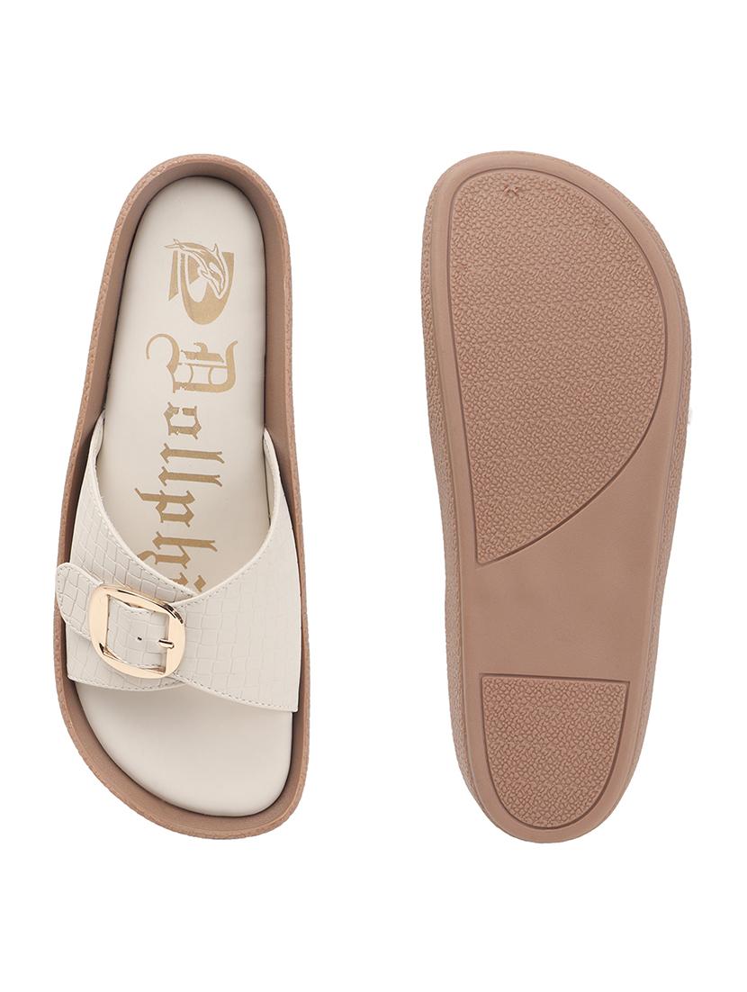 women solid slip on flats - 22013295 - Standard Image - 4