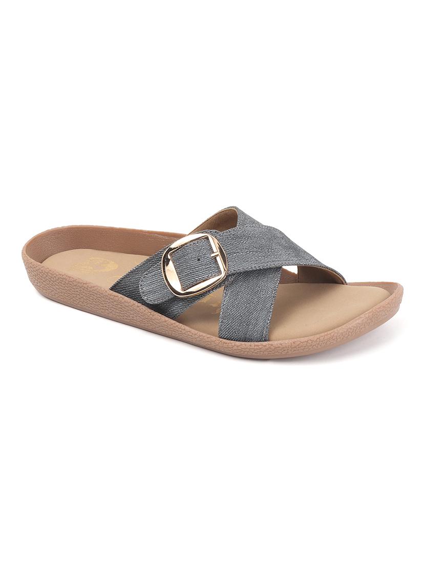 women solid slip on flats - 22013297 - Standard Image - 4