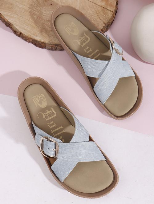 women solid slip on flats - 22013299 -  Standard Image - 0