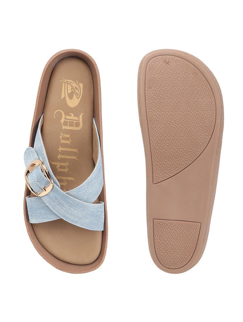 women solid slip on flats - 22013299 - Standard Image - 4