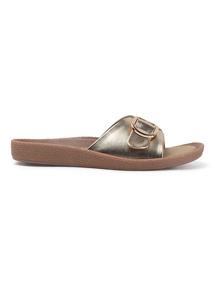 women solid slip on flats - 22013300 - Standard Image - 4