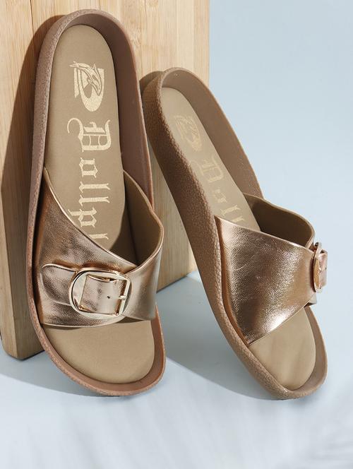 women solid slip on flats - 22013302 - Standard Image - 0