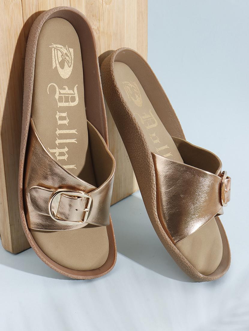 women solid slip on flats - 22013302 - Zoom Image - 0