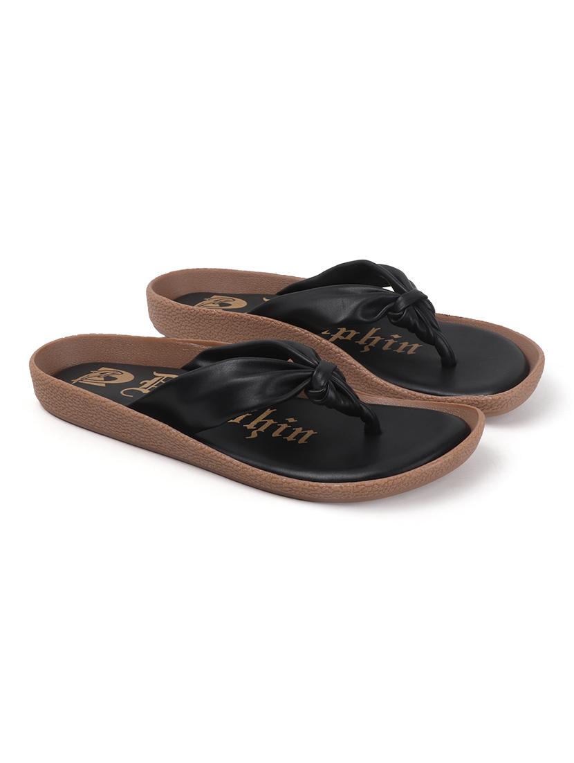 women black slip on sandal - 22013304 - Standard Image - 4