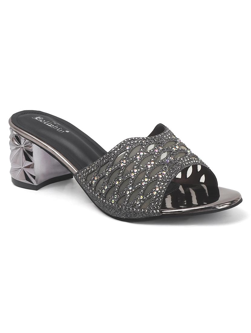 women grey slip on sandal - 22013317 - Standard Image - 4