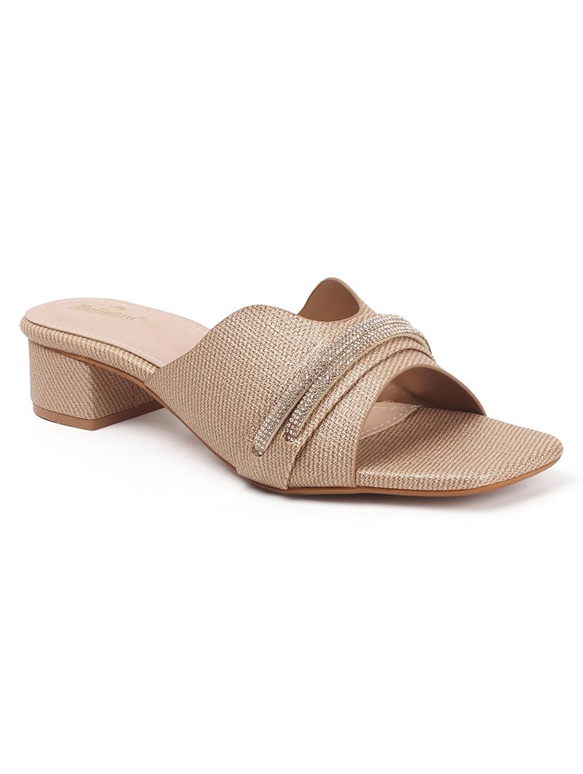 women beige slip on sandal - 22013325 - Standard Image - 4