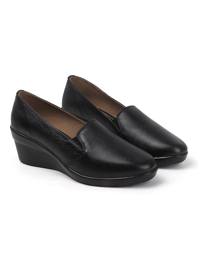 women solid slip on platforms wedge - 22013345 - Standard Image - 4