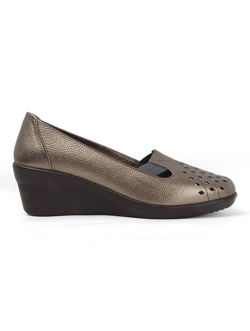 women solid slip on platforms wedge - 22013346 - Standard Image - 4