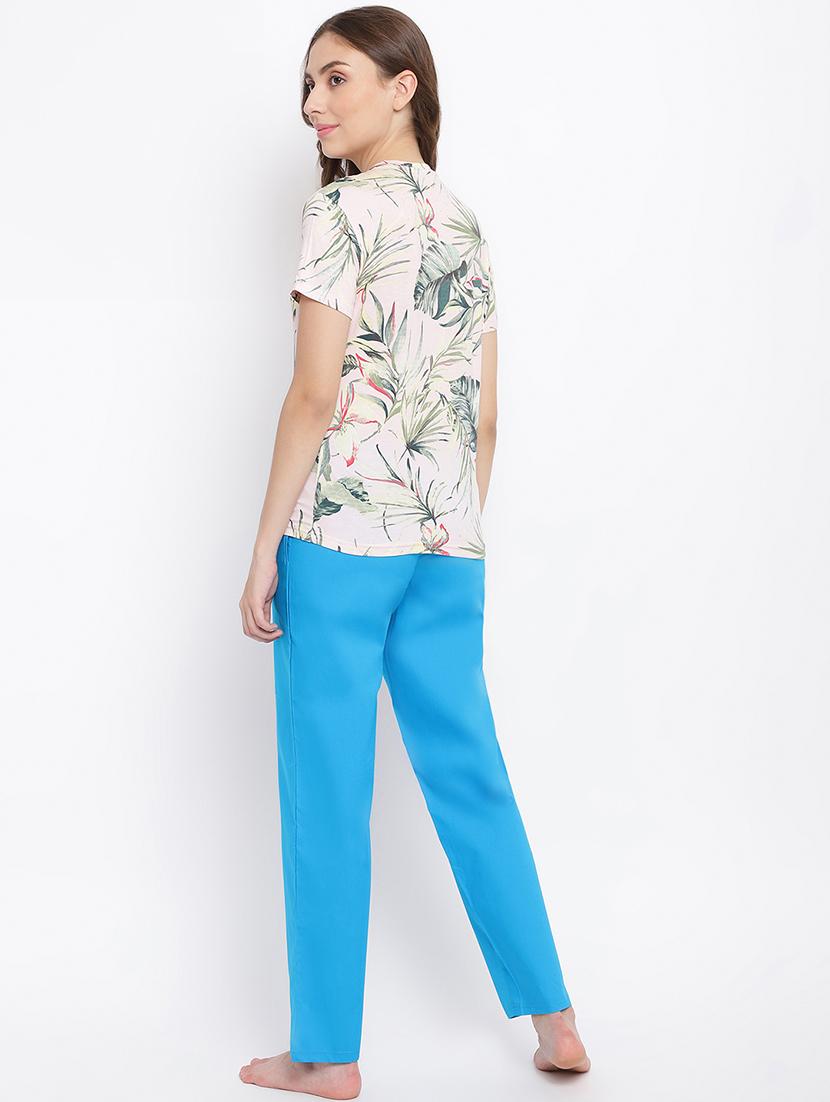 women printed short sleeve regular fit t-shirt - 22013480 - Standard Image - 4